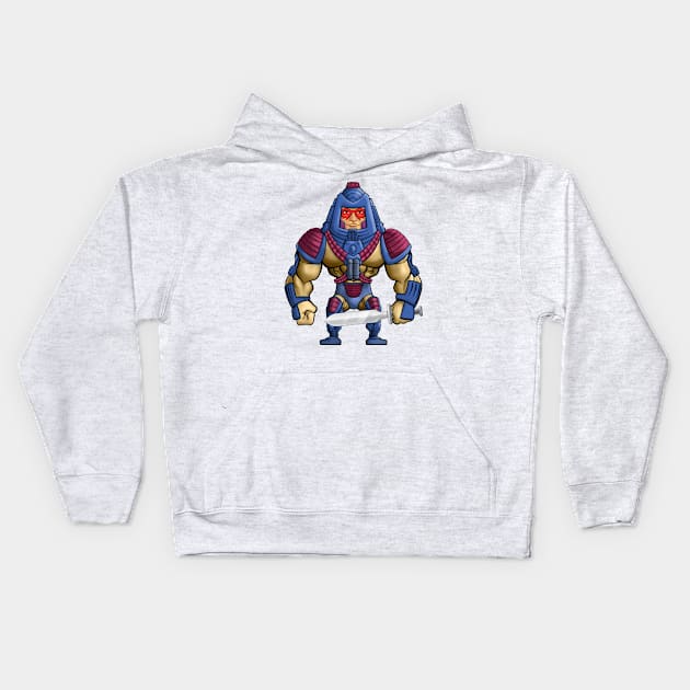 Man-E-Faces Kids Hoodie by EMBoyd ART